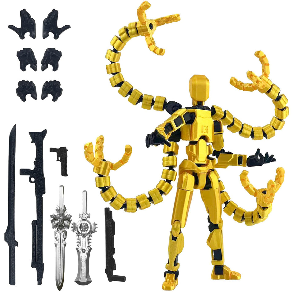 PkghoKids T13 assembled figure front view for display-ready posing.