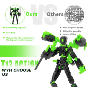PkghoKids T13 dynamic posing demonstrates flexible articulation for scenes.