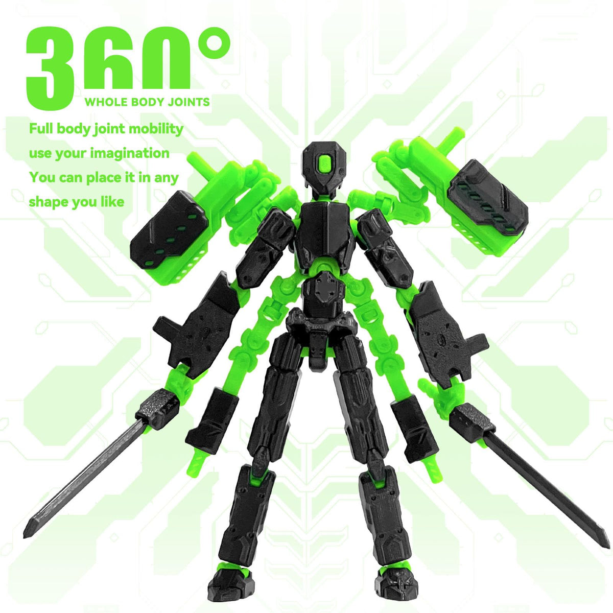 PkghoKids T13 three hand types offer pose variety.