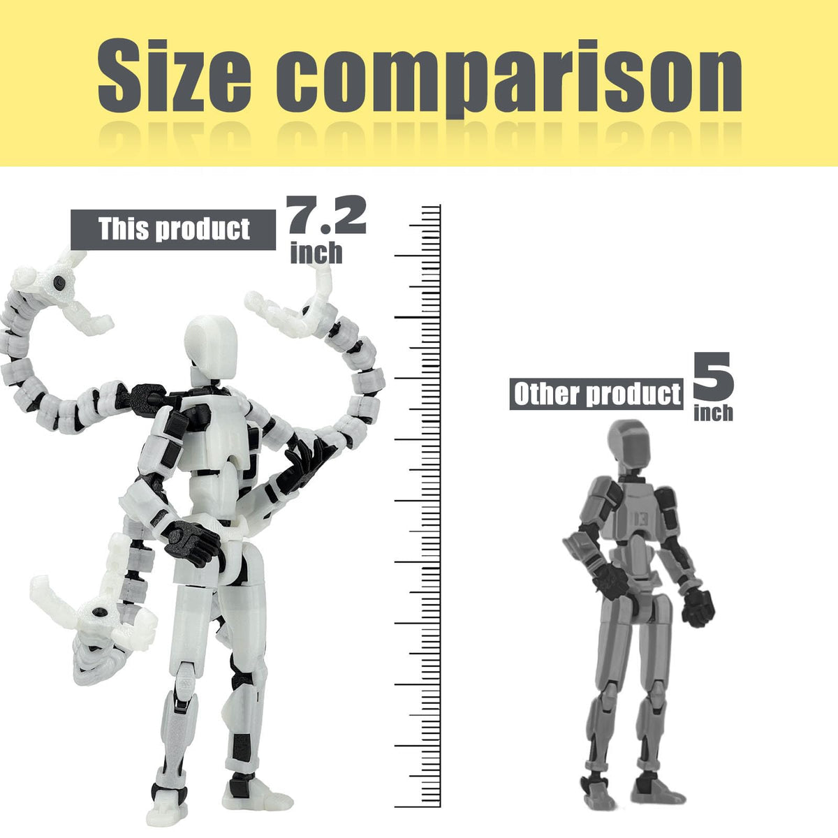 PkghoKids T13 movable joints doll enables diverse poses for art and display.