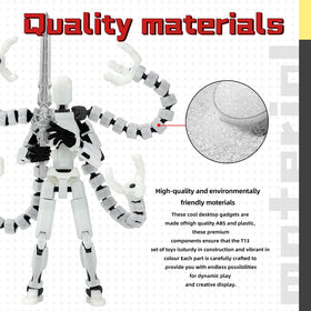 PkghoKids T13 posing reference figure aids sketching and drawing.