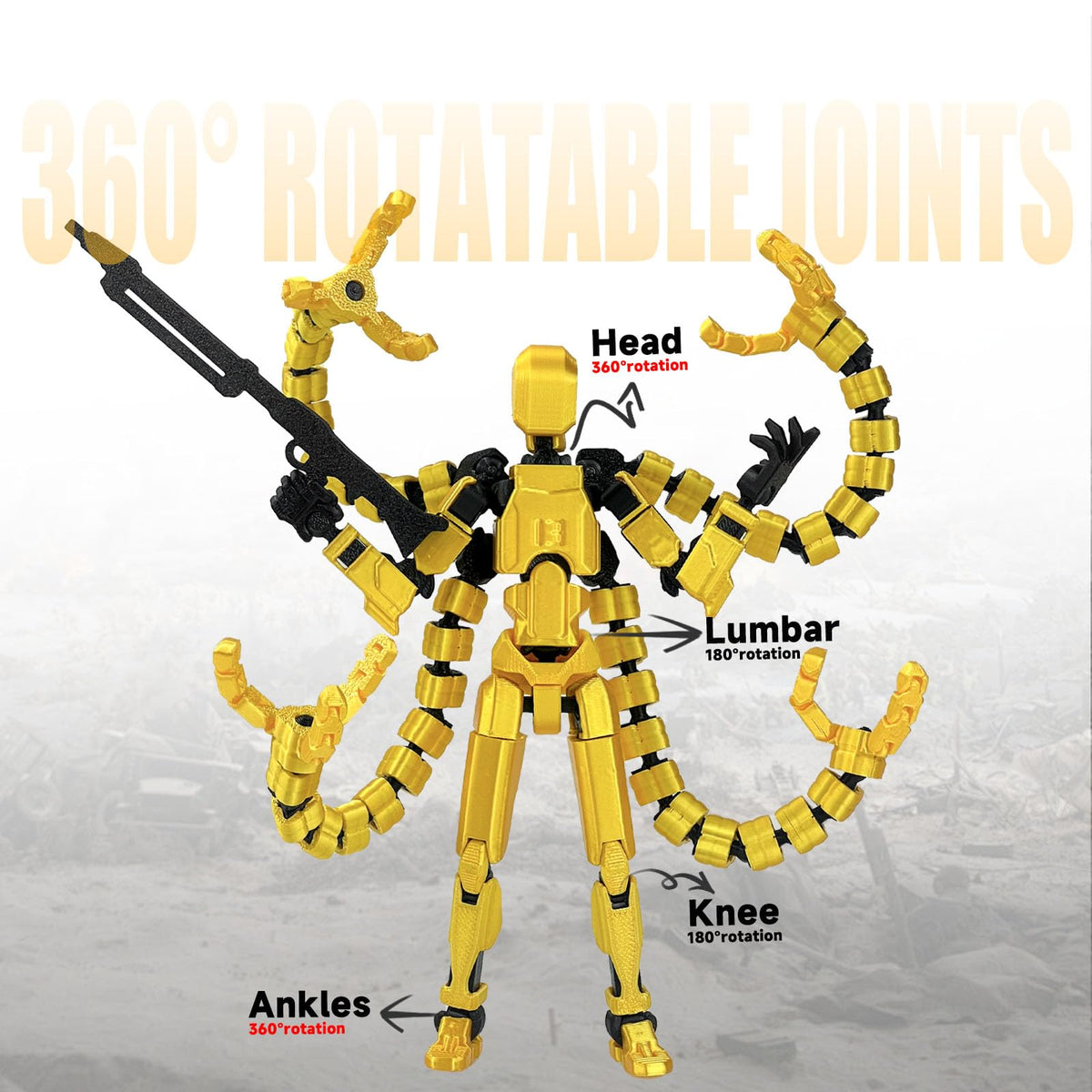 PkghoKids T13 weapon options on display for customization.