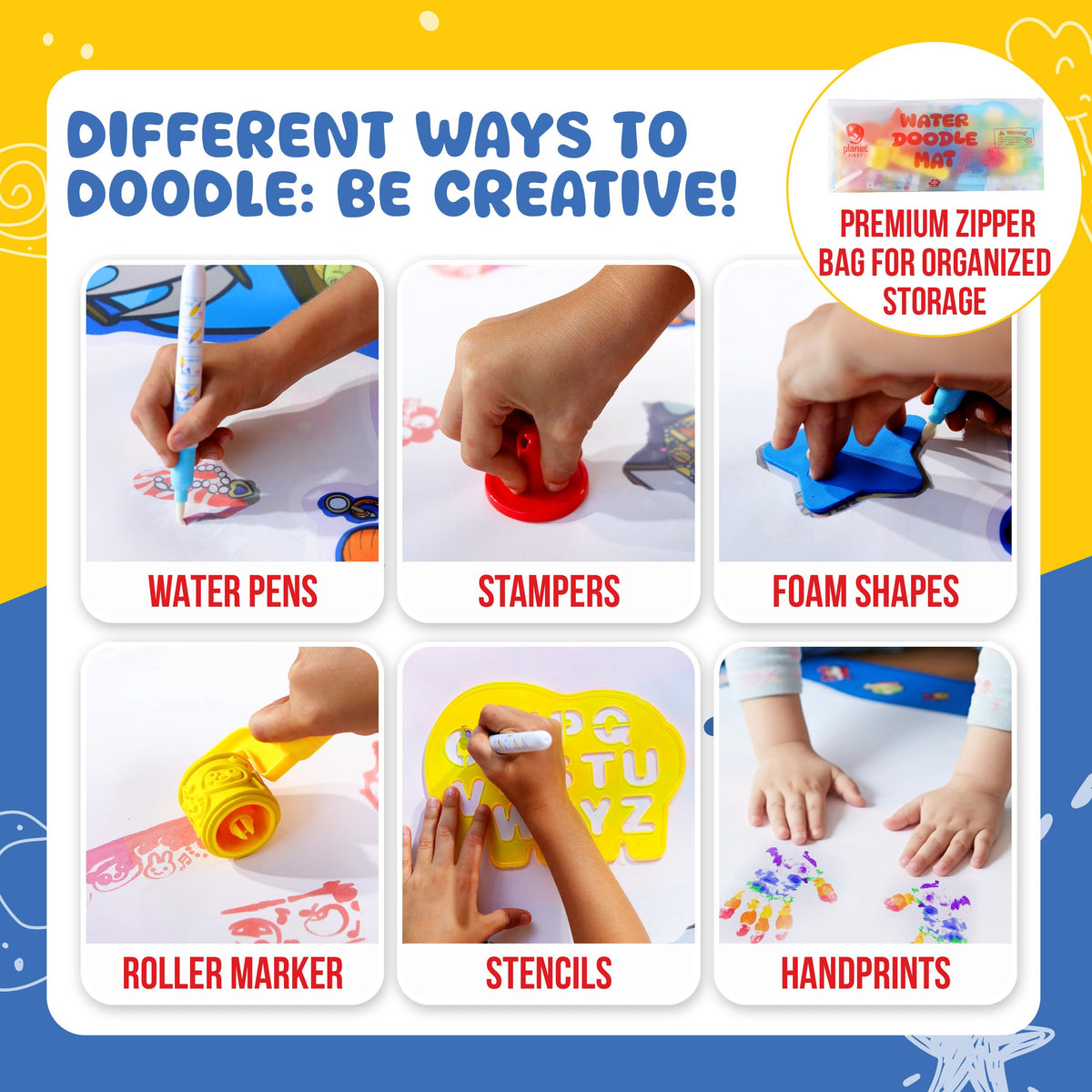 Planet First Sea Life stamp markers add color to play sessions