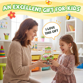 PLANTMEW Paints and brushes: 12 colors for vibrant kid art and gardening.