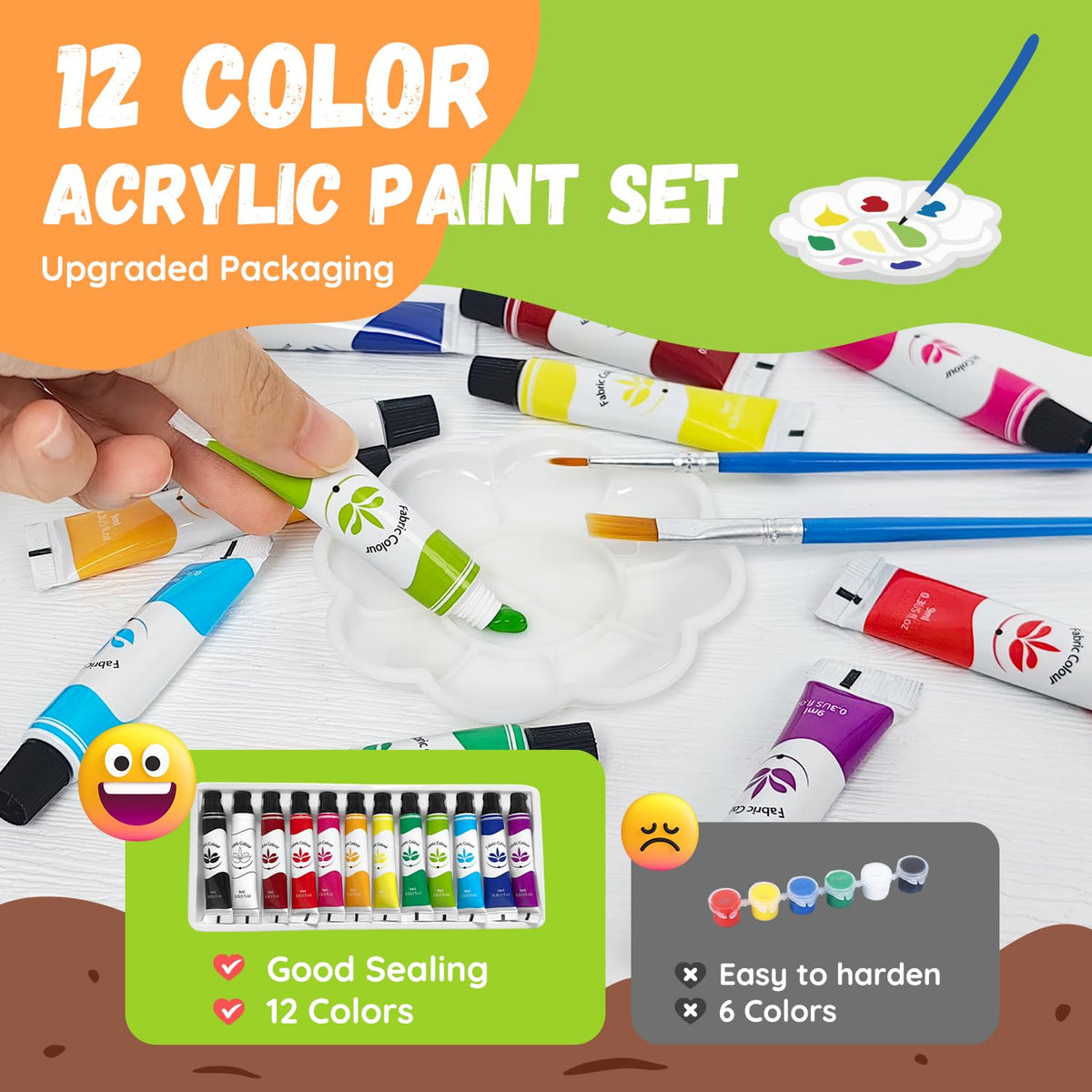 PlantMew Paint & Plant Kit: color-mixing palette supports creative plant-themed art.