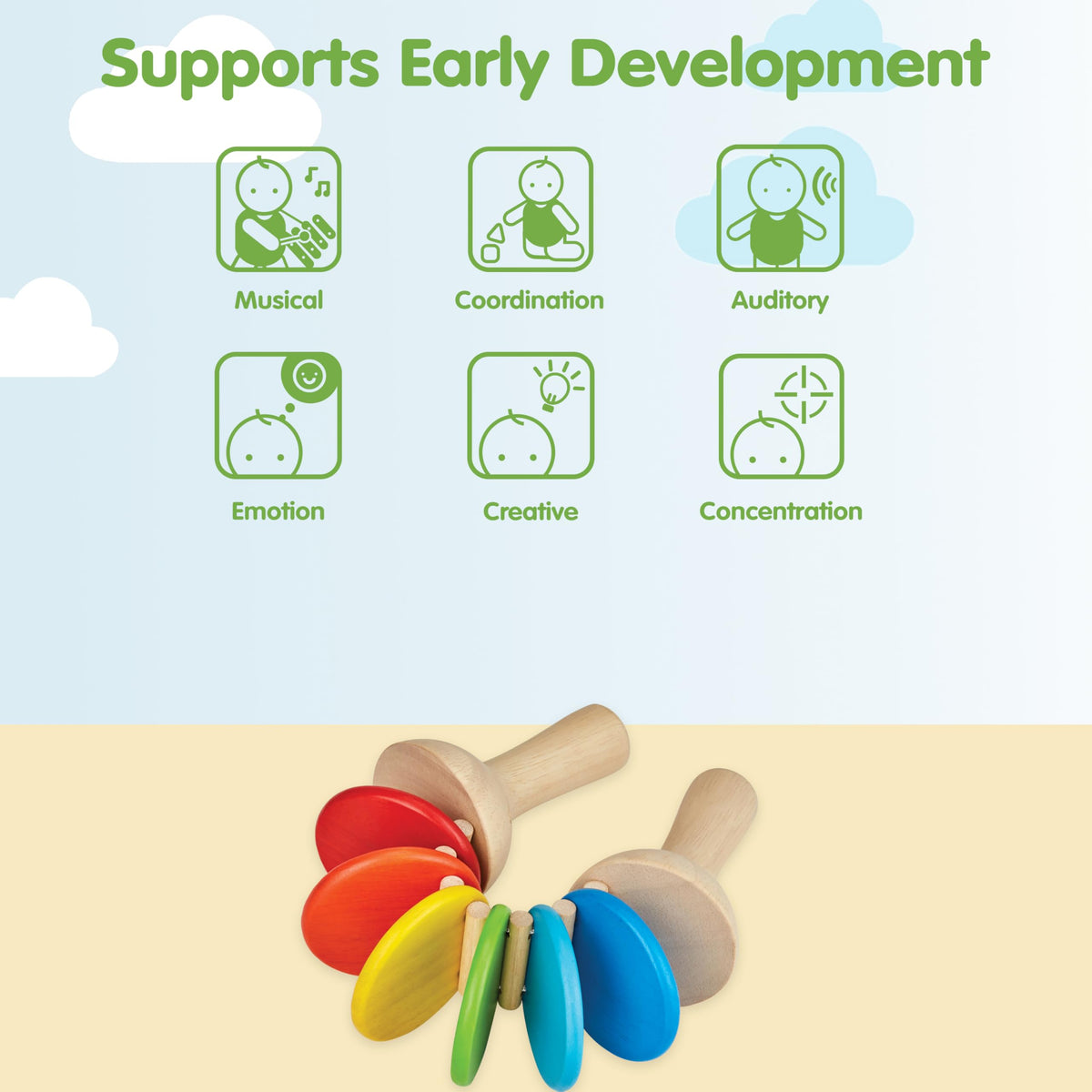 PlanToys uses non-toxic paints and dyes for safe play