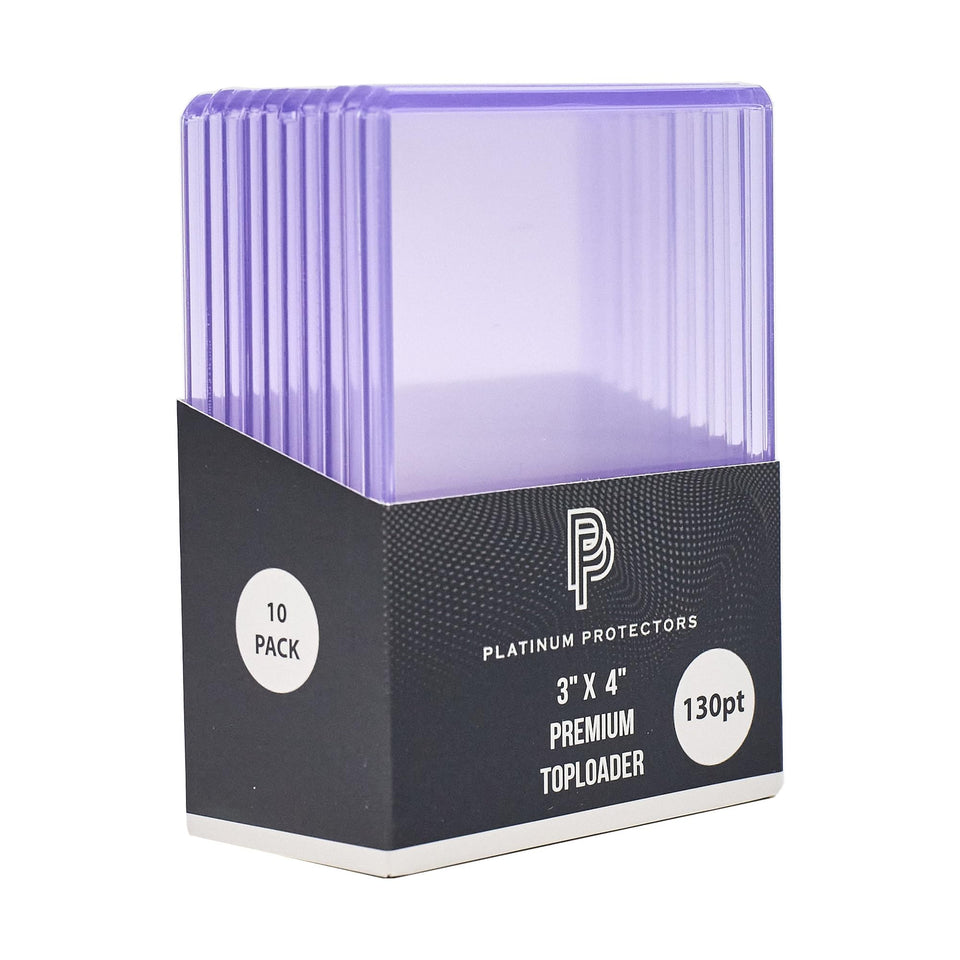 Platinum Protectors 130pt top loader protecting 3x4 cards from moisture