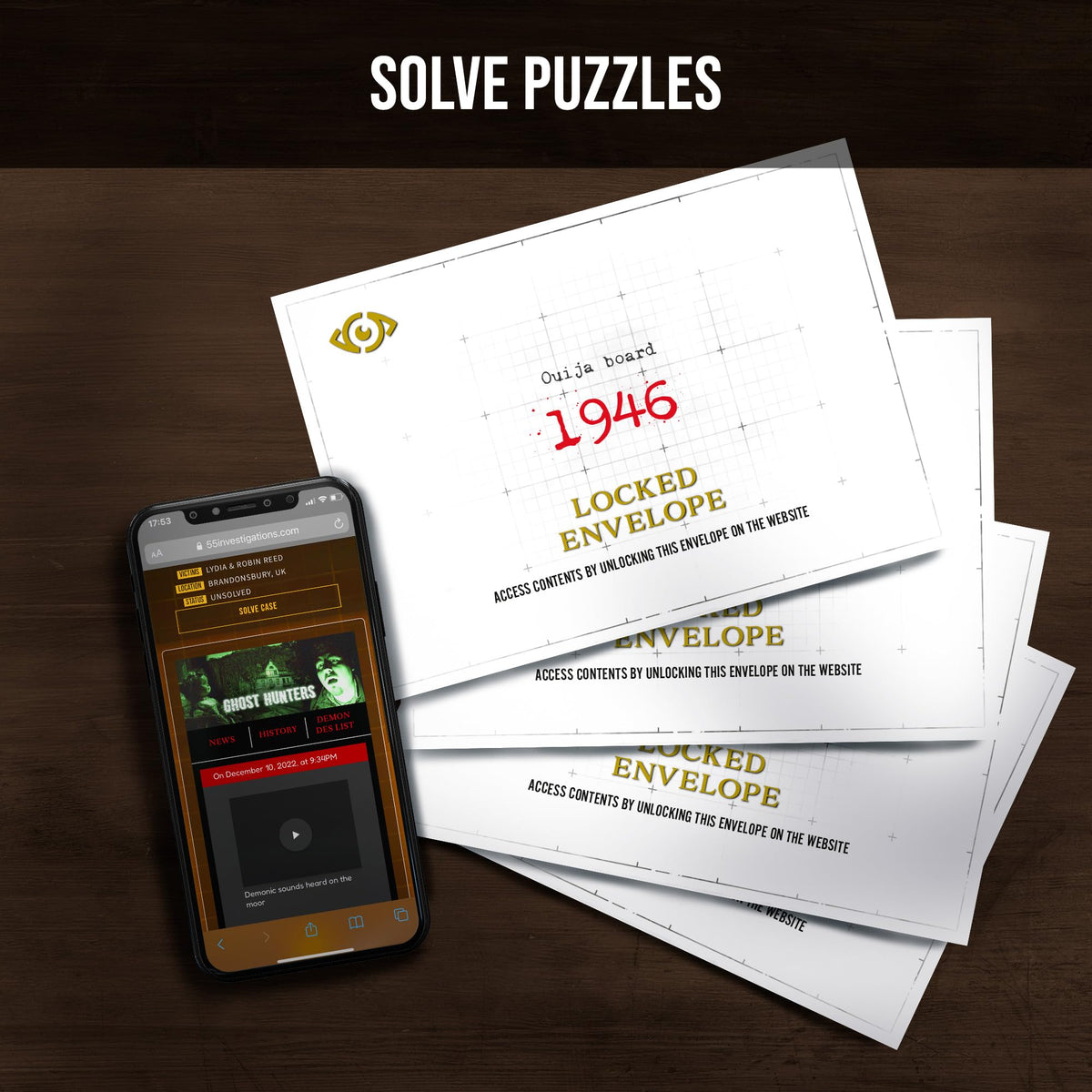 Platonia Games PROFILER hints page demonstrates online clues enriching gameplay