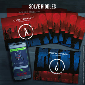 Platonia Games PROFILER seven evidence envelopes unlock clues.