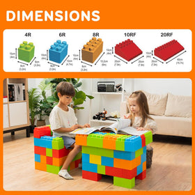 PLATPORTS indoor-outdoor construction play with wipe-clean plastic.