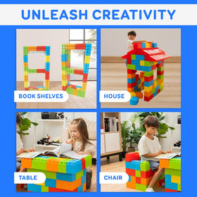 PLATPORTS STEM-friendly blocks boost spatial thinking and motor skills.