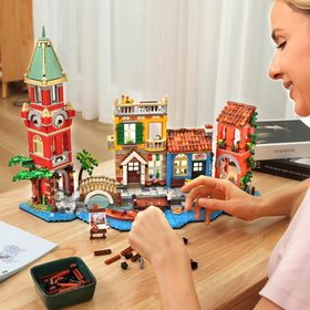 PLAXSOON premium bricks ensure smooth finish and durable display.