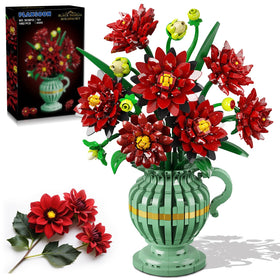 PLAXSOON Dahlia Gothic bloom in a vase for elegant display.