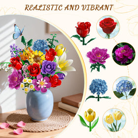 PLAXSOON smiling flower bloom adds playful color to any shelf.