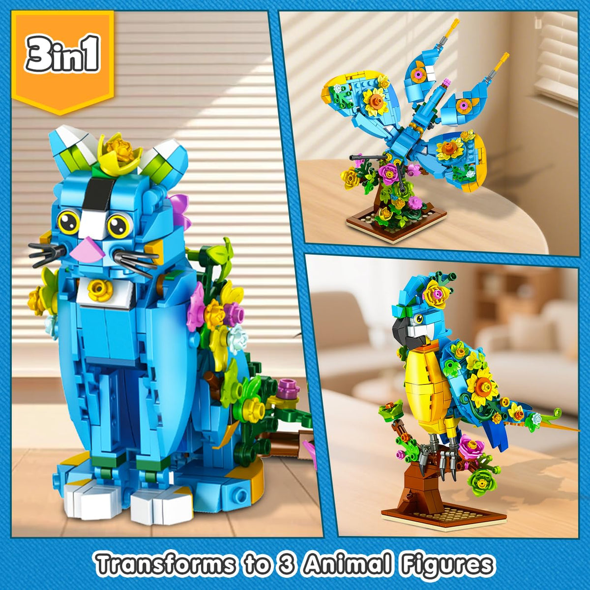 PLAXSOON flower butterfly build – colorful wings inspire creative play.