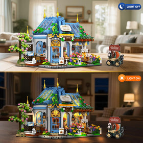 PLAXSOON Flower Café House pet figures add life