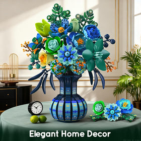 PLAXSOON Flowers Building Set eucalyptus leaves accent