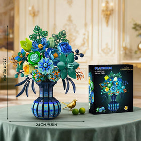 PLAXSOON Flowers Building Set premium gift packaging idea