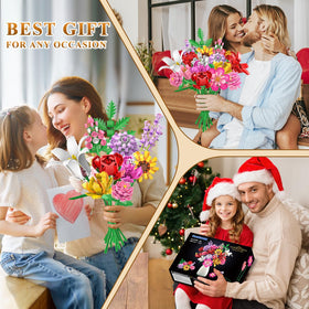 PLAXSOON Gift for Mothers Day—thoughtful, lasting floral-inspired building set.