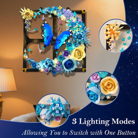 PLAXSOON Moon Flower butterfly-wings accent creates vibrant wall art