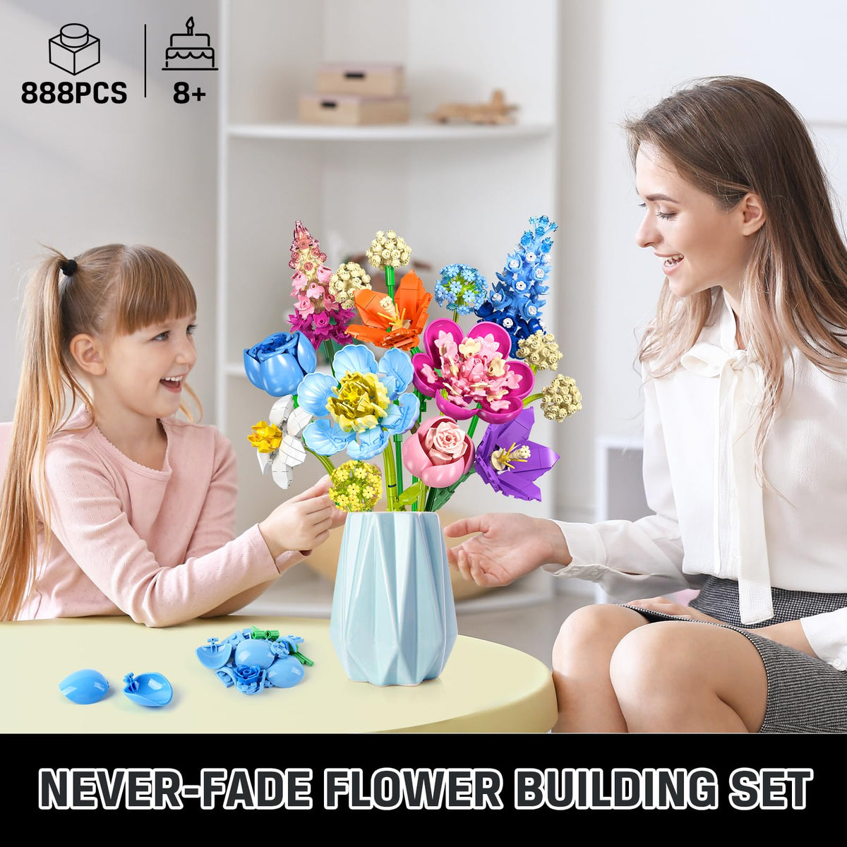 PLAXSOON Rose Flower Stem highlighting petal detail and color
