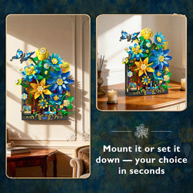 PLAXSOON flexible wall-mounted or freestanding display options for décor