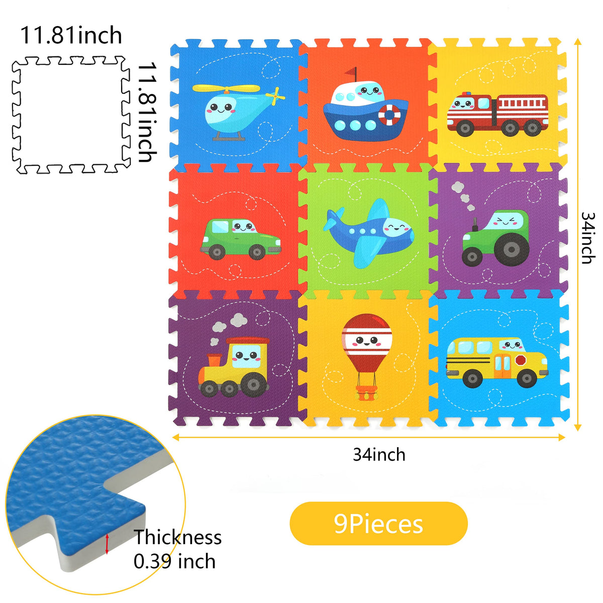 PLAY 10 baby play mat easy assembly and storage after playtime