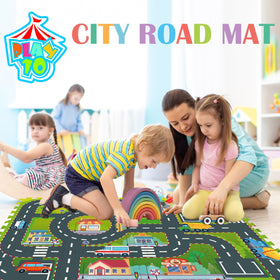 PLAY 10 educational design uses bright colors to support early learning.