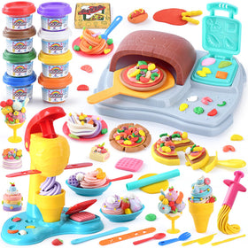 PLAY 2-in-1 Color Dough Ice Cream Machine in action for creative pretend play.