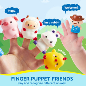Play-Act train with detachable roof enables interactive figure placement.