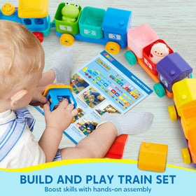 Play-Act sorting action shows loading, unloading, stacking across barns.