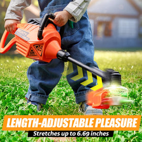 Play-Act Toddler Weed Trimmer rounded edges for safe play.
