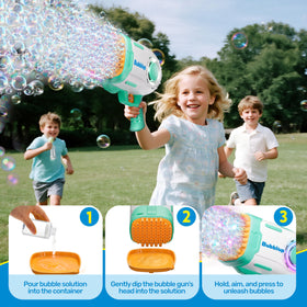 Play-Act water tray for easy dipping and bubble setup.