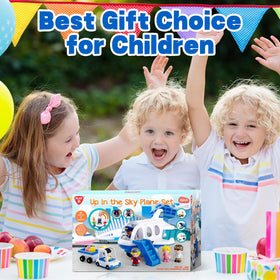 PLAY Airplane Toy blue edition highlights authentic color for visual appeal