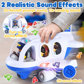 PLAY Airplane Toy flashing lights captivate during pretend flights