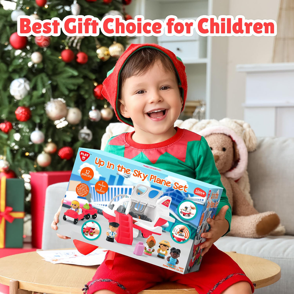 PLAY Airplane Toy boxed gift presentation ideal for birthdays.