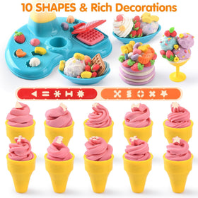 PLAY Color Dough dessert cups for kid-sized Sundae play