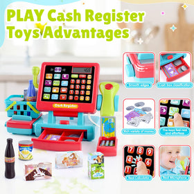PLAY conveyor belt and accessories simulating checkout flow for realistic pretend shopping