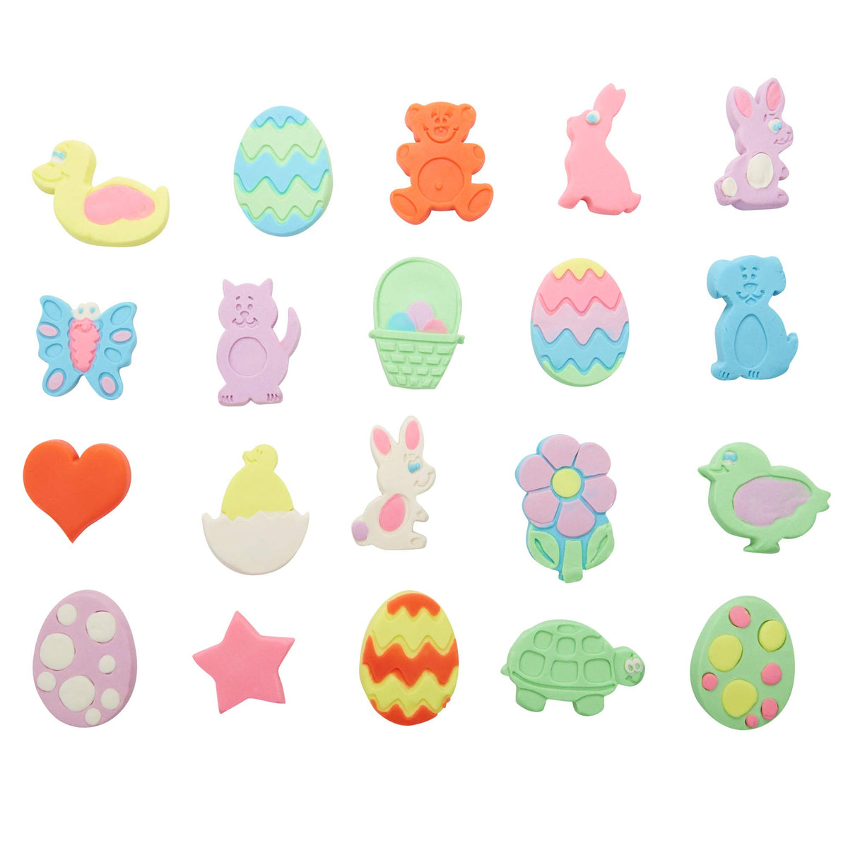 Play-Doh 16 stampers create shapes like animals and flowers