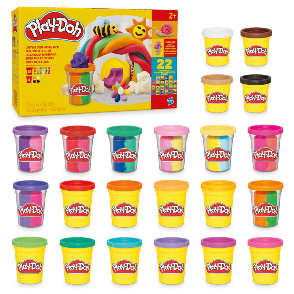 Play-Doh 22-pack ultimate color variety cans for classroom crafts