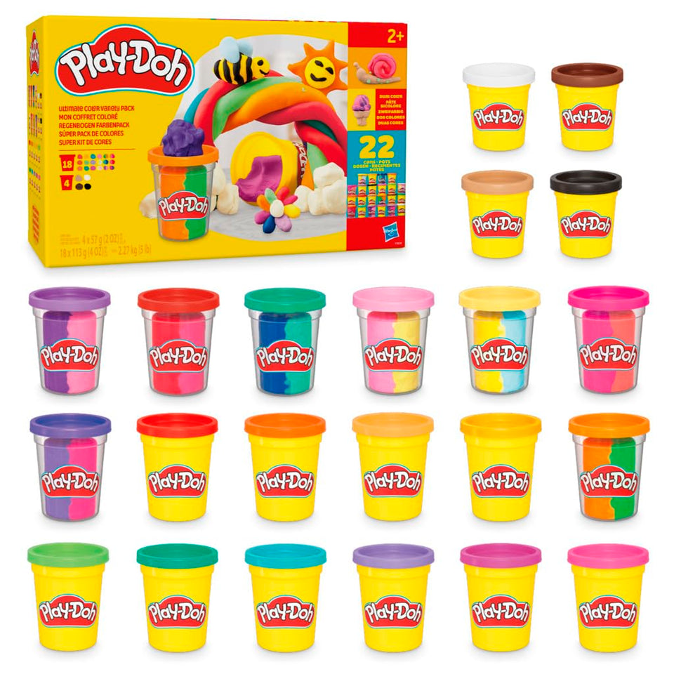 Play-Doh 22-pack ultimate color variety cans for classroom crafts