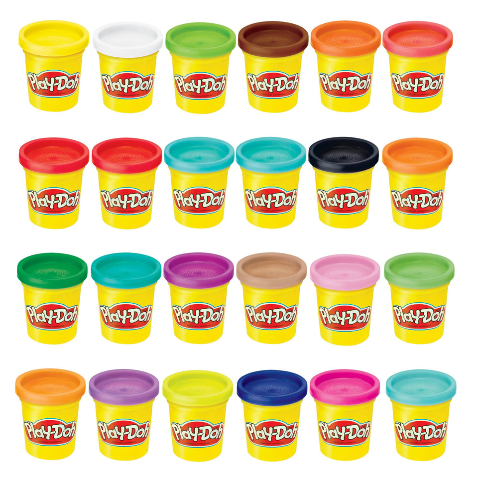Play-Doh 24-pack colors for classroom creativity and home play.