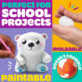 Play-Doh Air-Dry Clay close-up showing squishy texture ideal for molding