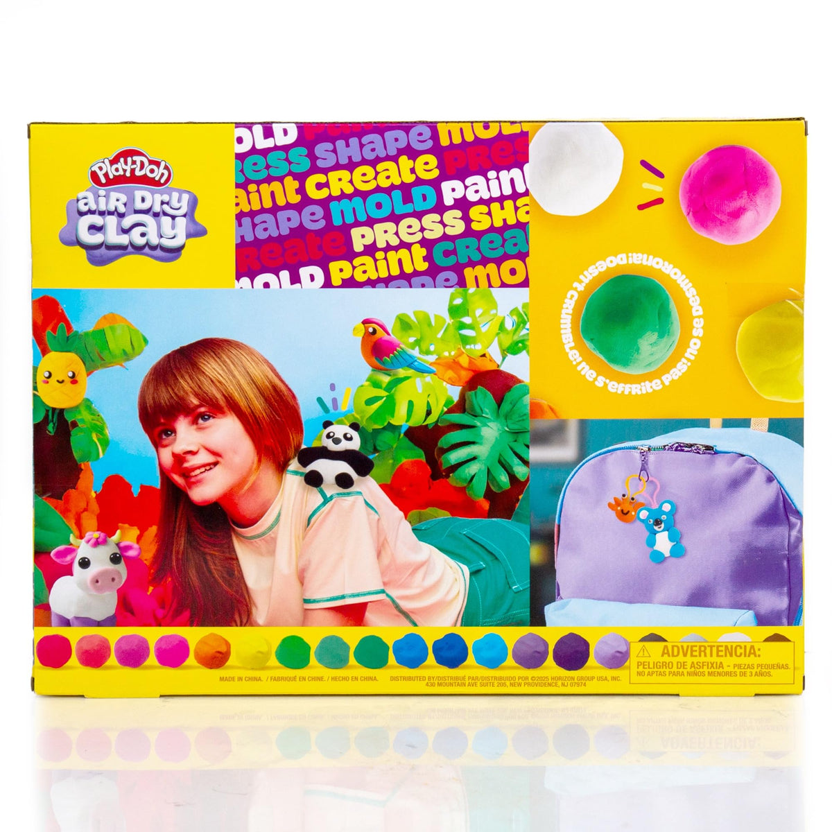 Play-Doh backpack-ready keepsakes to brighten bags and spaces.