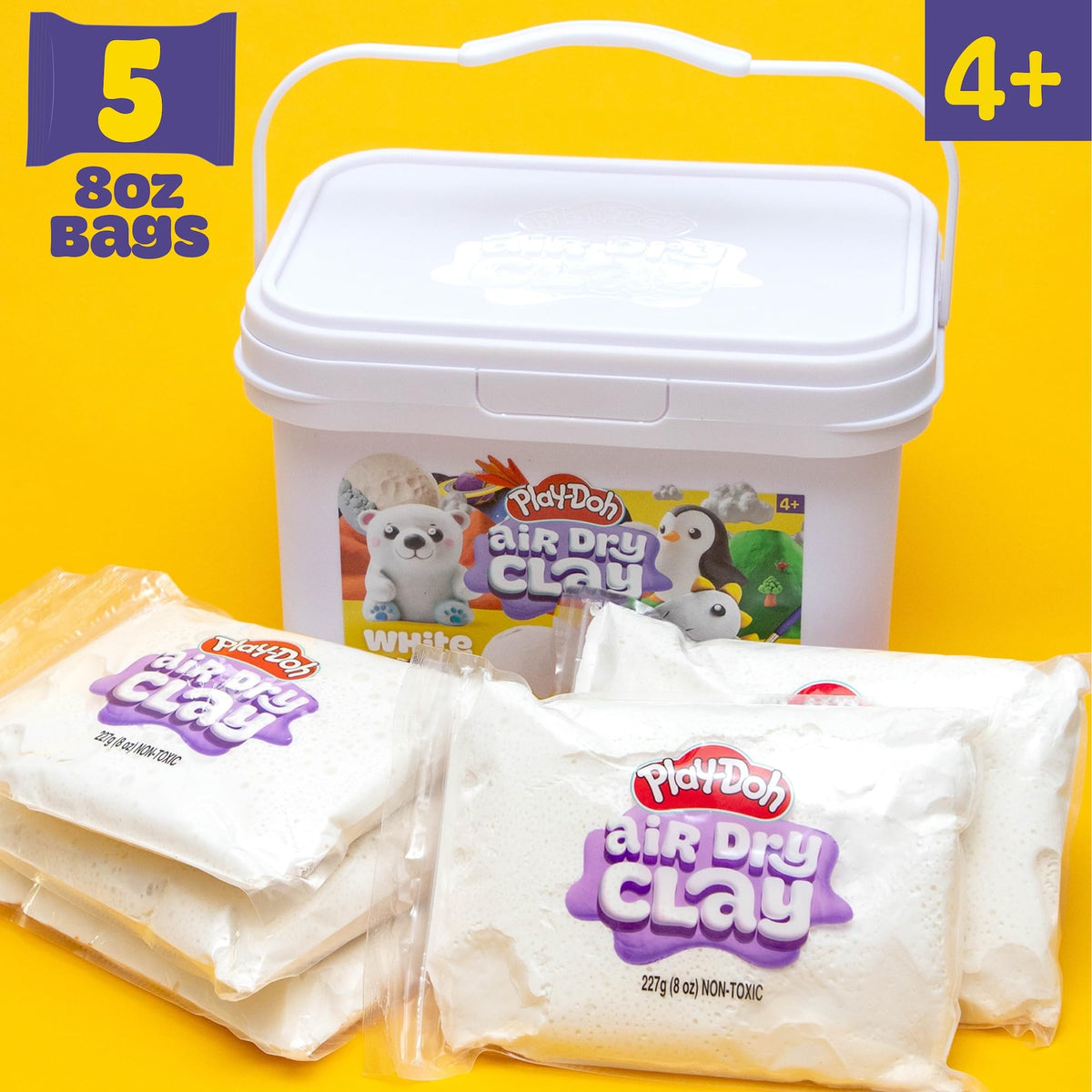 Play-Doh Air-Dry Clay painting mix opens endless color possibilities