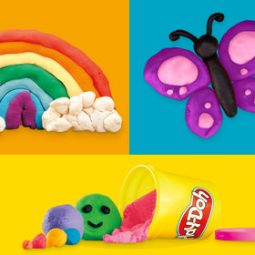 Play-Doh bulk 4-pack makes gifts and refills simple.