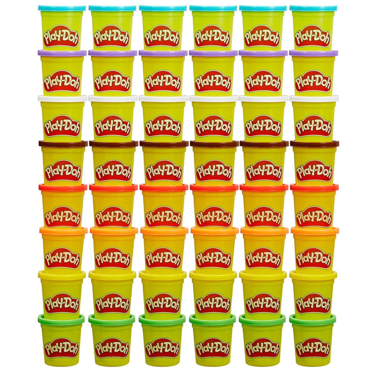Play-Doh bulk 48 cans ready for classroom color variety.