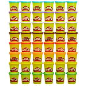 Play-Doh bulk 48 cans ready for classroom color variety.