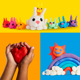 Play-Doh Classic Colors provide timeless hues for everyday creative play.