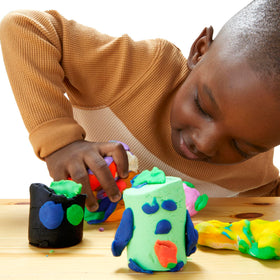 Play-Doh Confetti colors sprinkle fun specks across crafts and sculptures.